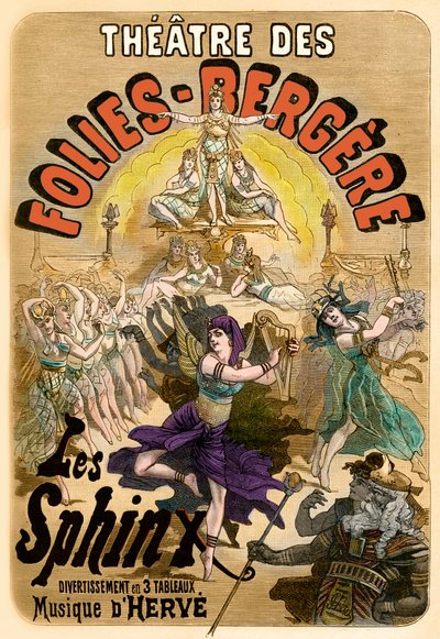 Théâtre des Folies-Bergère - Plakat von Unknown